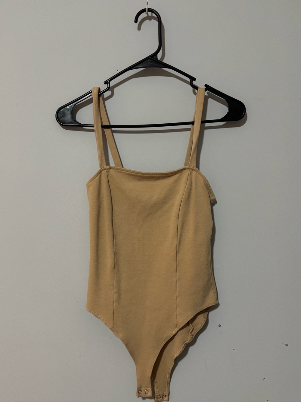 Forever 21 Kids Tan Square Neck Bodysuit